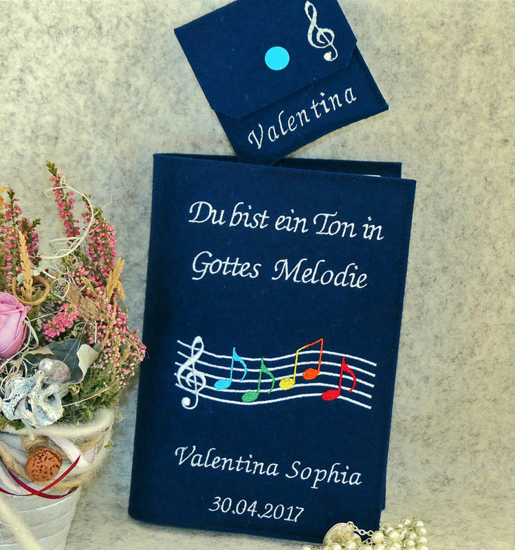 Gotteslob - Einband aus Wollfilz *Melodie* Modell Valentina