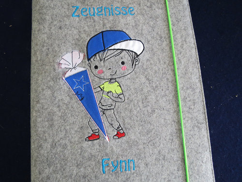Zeugnismappe ♥♥ ♥♥ Modell Fynn