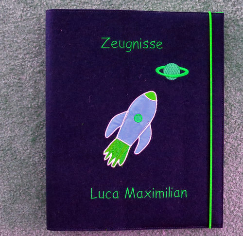 Zeugnismappe ♥♥ ♥♥ Modell Luca