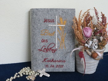 Gotteslob Einband * Jesus, Brot des Lebens * Wollfilz *
