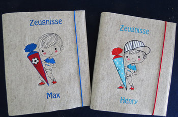 Zeugnismappe ♥♥ ♥♥ Modell Henry oder Max