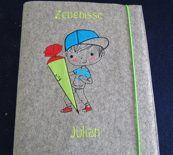 Zeugnismappe ♥♥ ♥♥ Modell Julian
