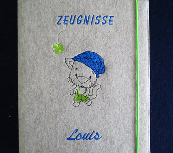 Zeugnismappe ♥♥ ♥♥ Modell Louis