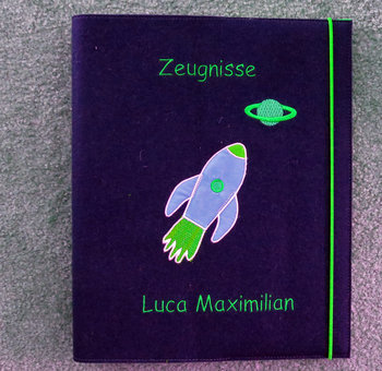 Zeugnismappe ♥♥ ♥♥ Modell Luca